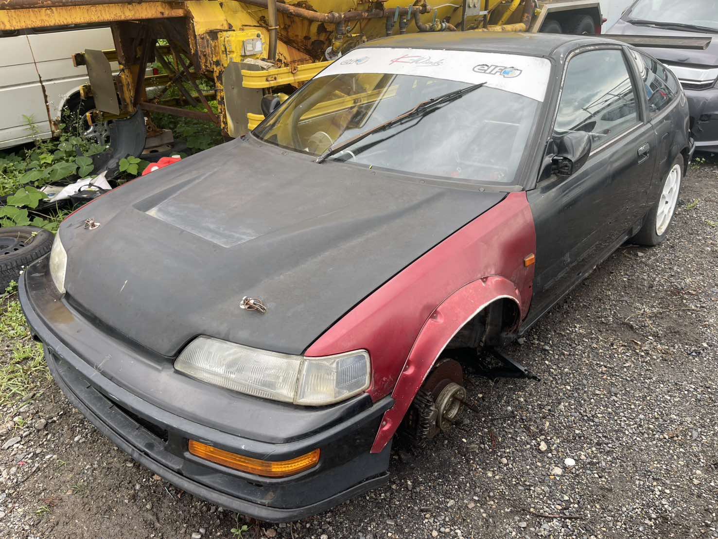 十日町市で買い取った1990年式ホンダ CR-X 6不動車