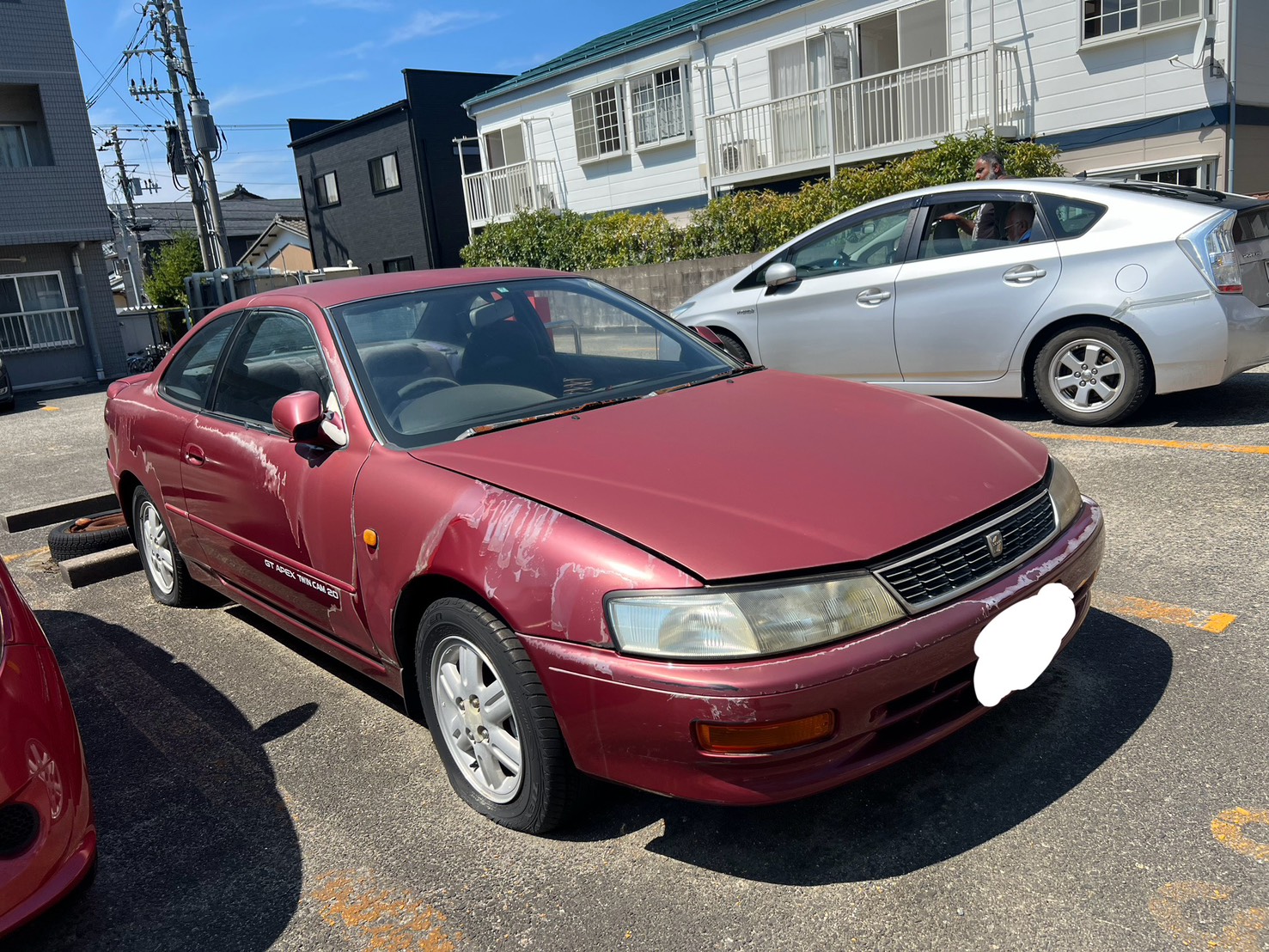 妙高市で買い取った1997年式トヨタ カローラレビン 166過走行